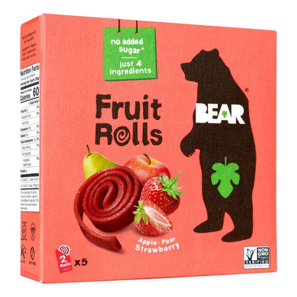 BEAR YOYO FRUIT ROLL STRAWBERRY 3.5 OZ