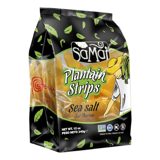 SAMAI PLANTAIN STRIPS PACIFIC SEA SALT 12OZ