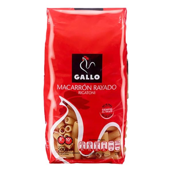 GALLO MACARRONI RAYADO 450gr