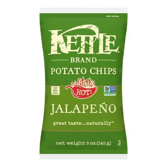 KETTLE POTATO CHIPS JALAPENO 5OZ
