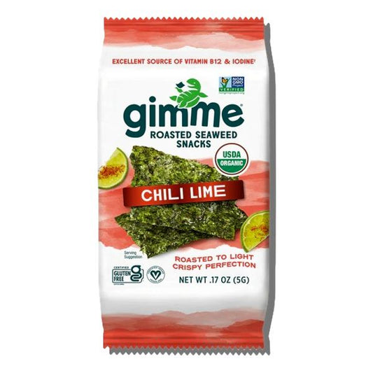 GIMME SEAWEED SNACK CHILI  LIME 6PC