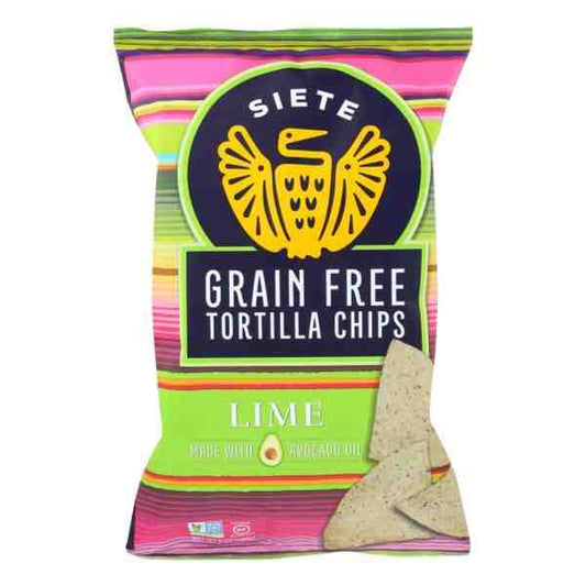 SIETE TORTILLA CHIP LIME 5oz