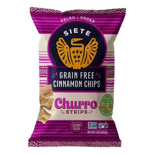 SIETE CHURRO STRIPS 5.0 OZ