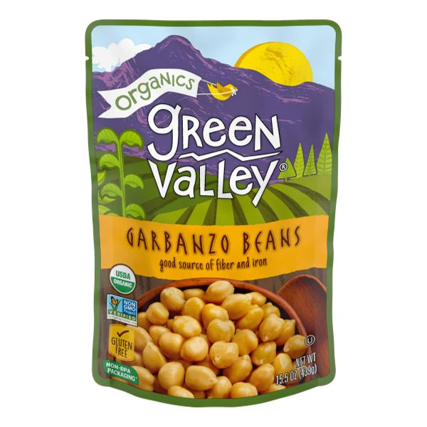 GREEN VALLEY ORGANIC GARBANZO BEAN 15.5 OZ