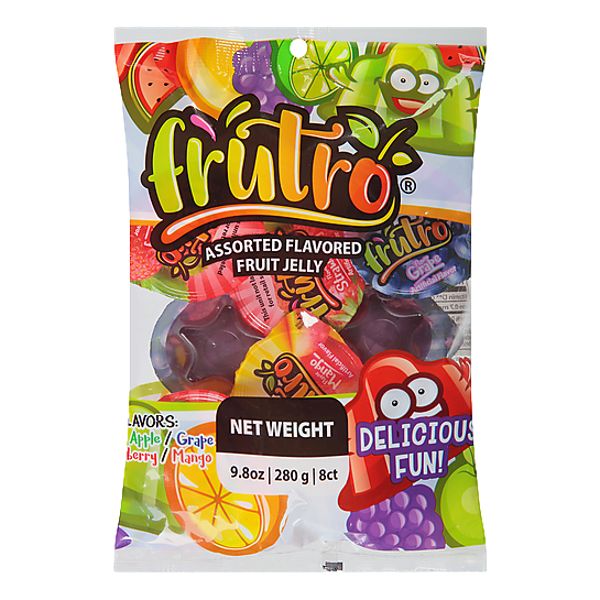 FRUTRO ASST FRUIT JELLY 9.8 oz 8 CT