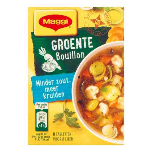 MAGGI BOUILLON GROENTE MET ZOUT 72gr