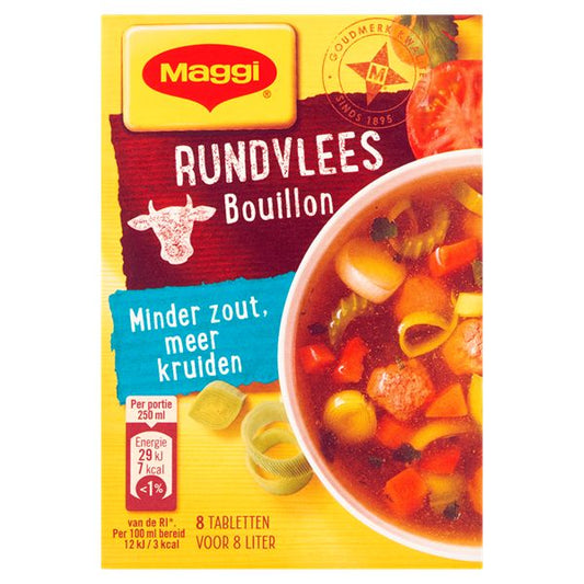 MAGGI BOUILLON RUND  MINDER ZOUT 72 GRM