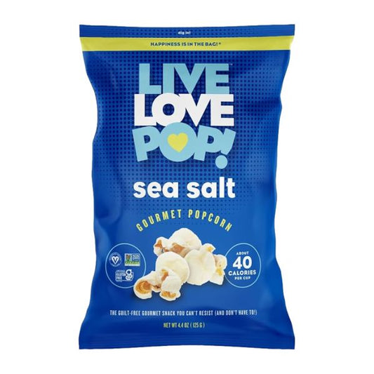LIVE LOVE POP POPCORN SEA SALT 4.4 OZ