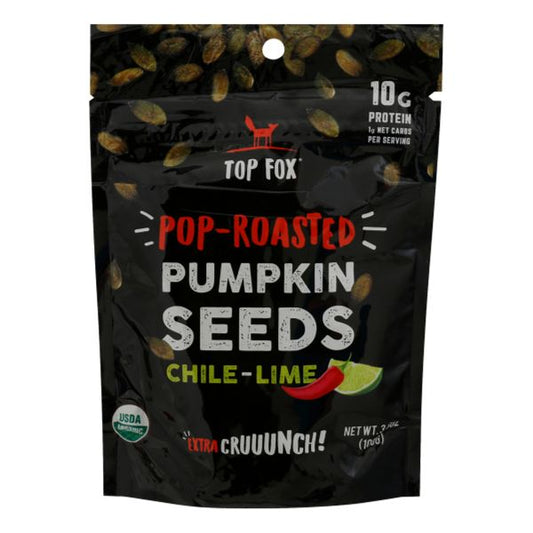 TOP FOX SEEDS PMPKN RSTD CHL LIME 3.5OZ