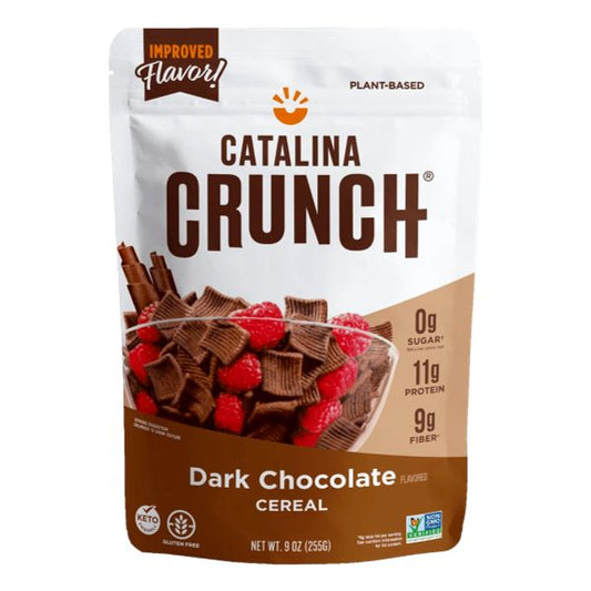 CATALINA CRUNCH KETO FRIENDLY CEREAL DARK CHOC  9. OZ