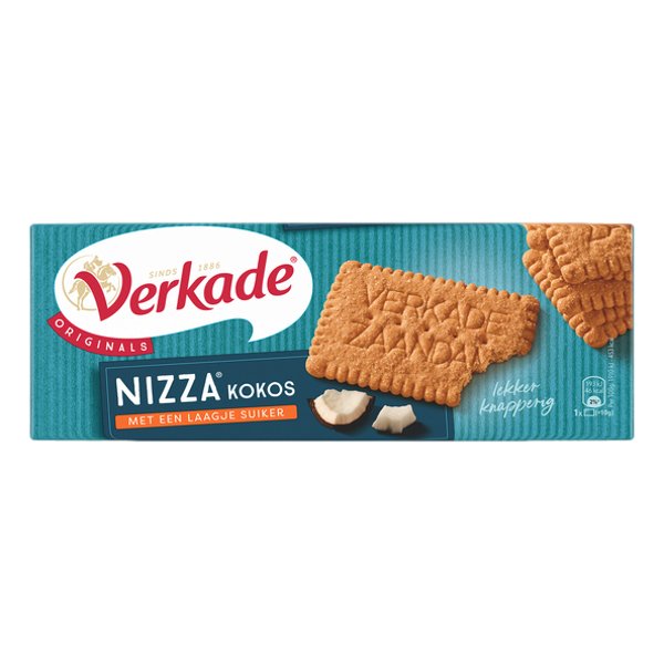 VERKADE NIZZA KOKOS BISCUIT 240gr
