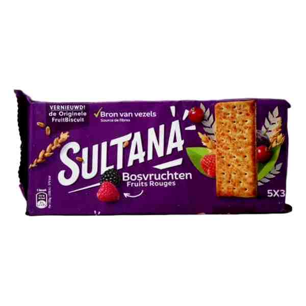 SULTANA BOSVRUCHTEN FRUIT BISCUIT 218gr