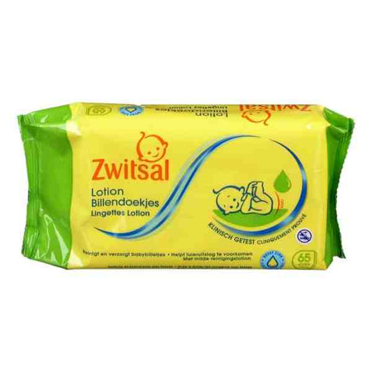 ZWITSAL LOTION BILLENDOEKJES WIPES 65ct