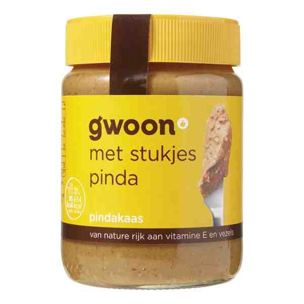 GWOON PINDAKAAS MET NOOT 350gr