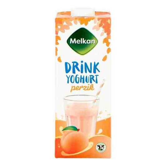 MELKAN DRINK YOGHURT PERZIK 1L