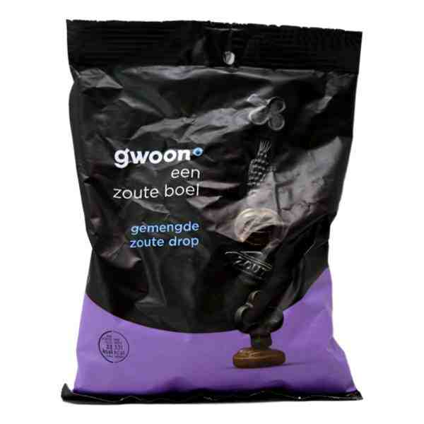 GWOON ZOUTE DROP GEMENGD 400gr