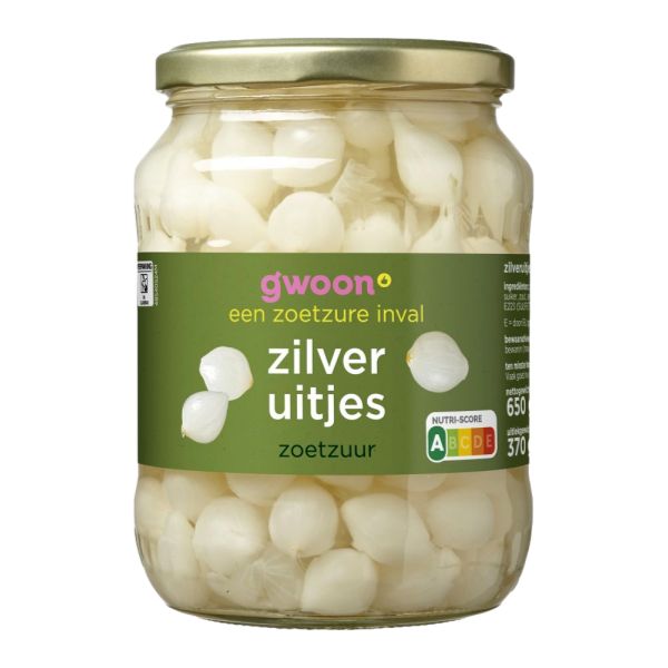 GWOON ZILVERUITJES ZOETZUUR 670 GR