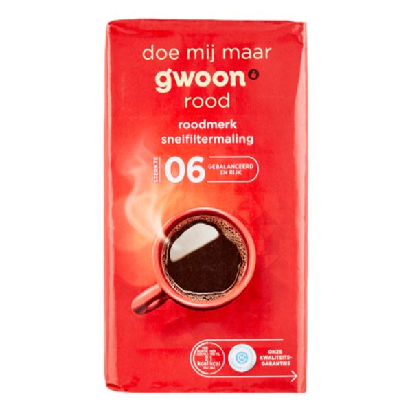 GWOON ROODMERK MALING SNELFILTER 250gr