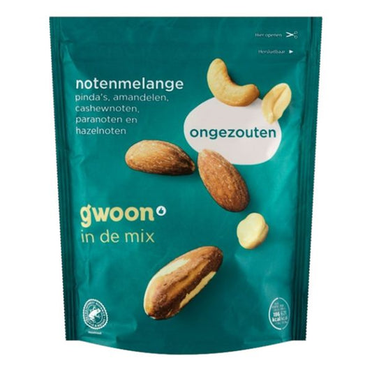 GWOON NOTENMELANGE ONGEZOUT 200GR