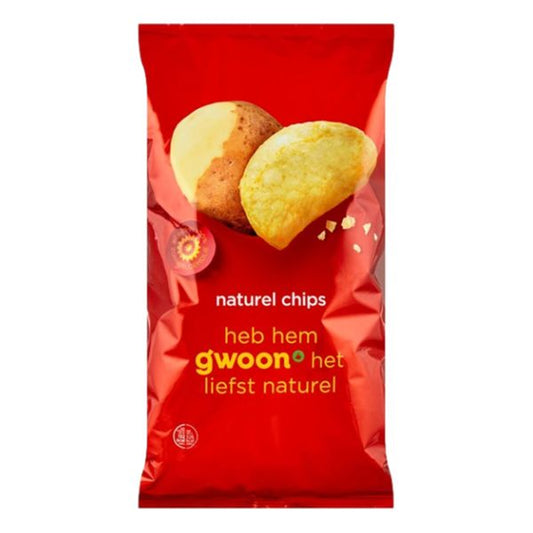 GWOON CHIPS NATUREL 250GR