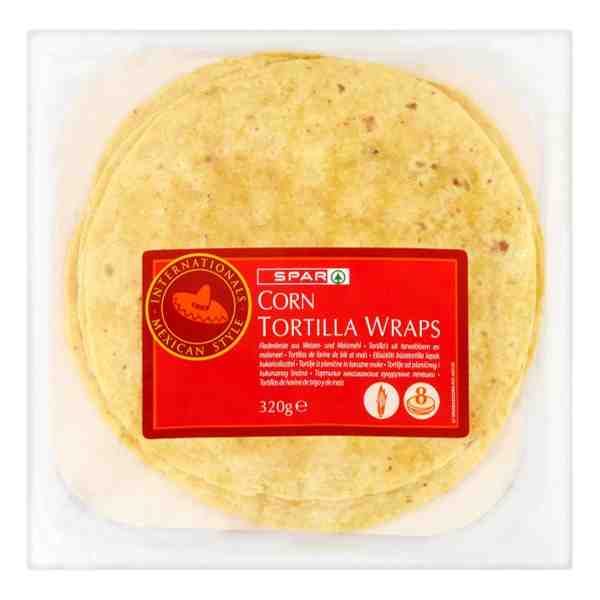 SPAR FLOUR TORTILLA WRAPS 320gr