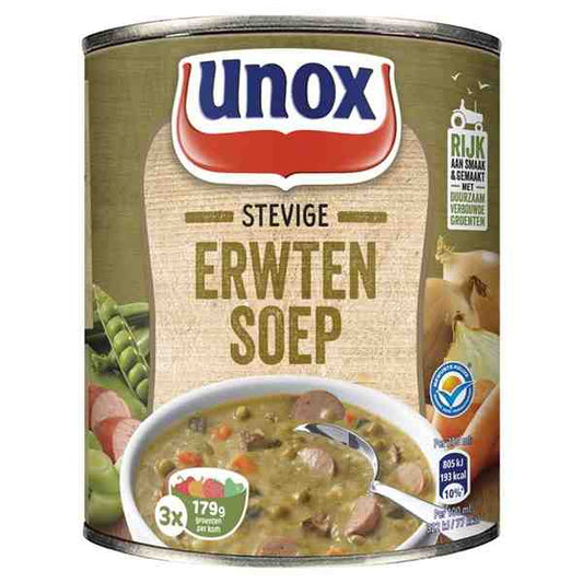 UNOX STEVIGE ERWTENSOEP 800ml