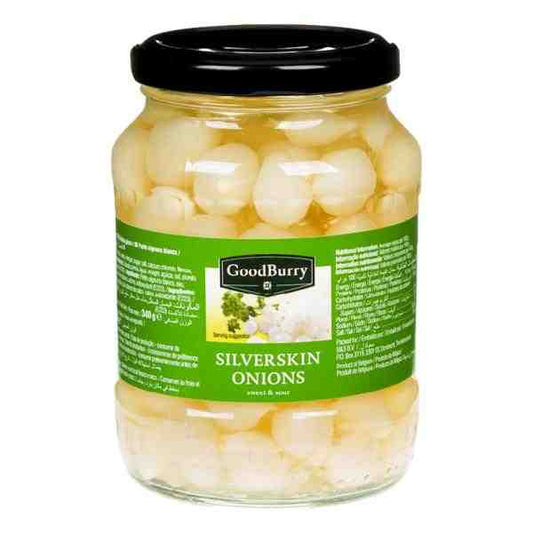 GOODBURRY SILVERSKIN ONIONS SWEET SOUR 320gr