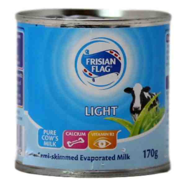 FRISIAN FLAG LIGHT EVAPORATED MILK 170gr xxx CB xxx
