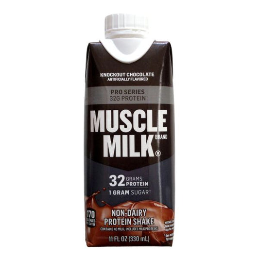 MUSCLE MILK KNOCKOUT CHOCOLATE 11 OZ~