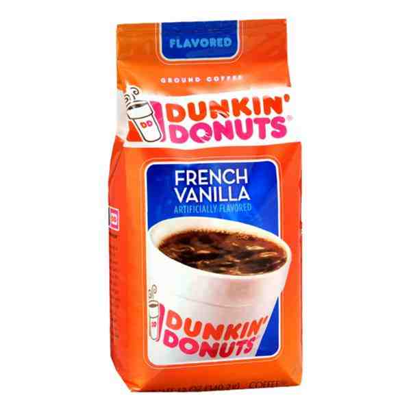 DUNKIN DONUTS FRENCH VANILLA  GRND COFFEE 12oz