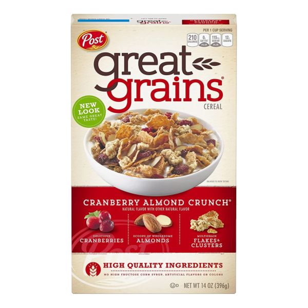 POST GREAT GRAINS CRANBERRIES 14oz