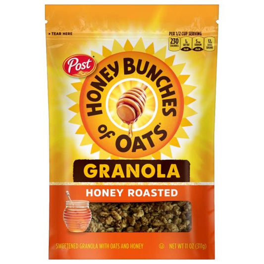 POST HBO GRANOLA HONEYN ROASTED 11 OZ