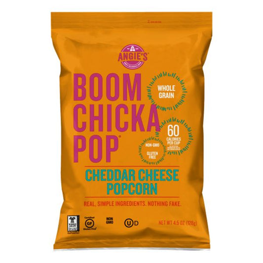 BOOM CHEDDAR CHEESE POP CORN 4.8 OZ