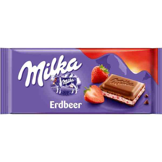 MILKA STRAWBERRY YOGURT 100gr