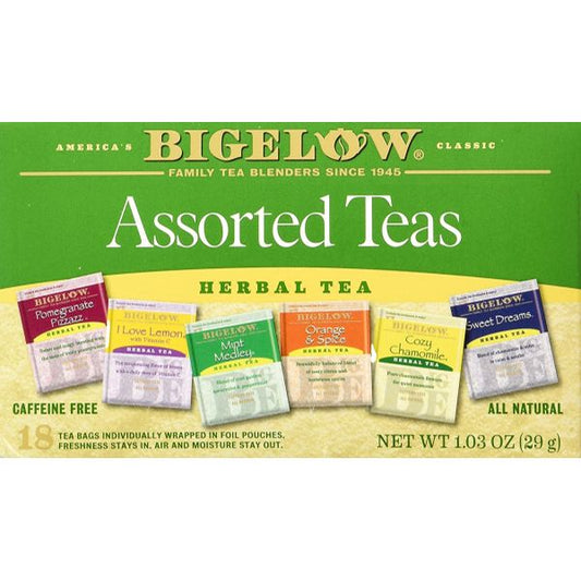 BIGELOW  ASSORTED TEA 20CT