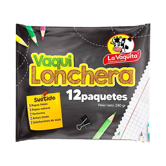 LONCHERA  SURTIDA X 240GR X 12 UNIDADES