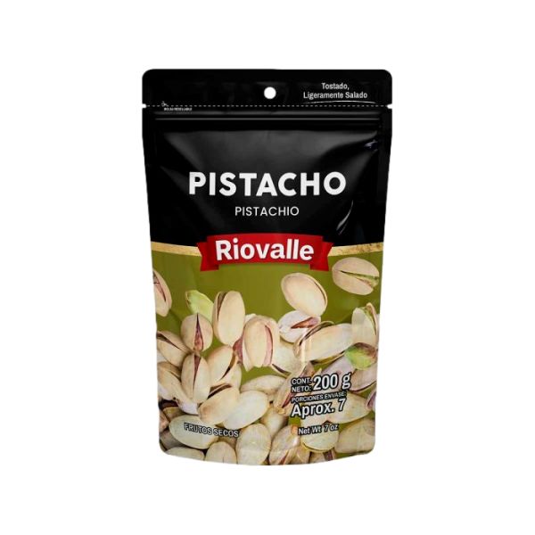 RIOVALLE  PISTACHOS RIOVALLE BOLSA X 200GR
