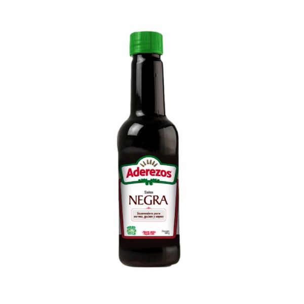 SALSA NEGRA ADEREZOS 200 G PET