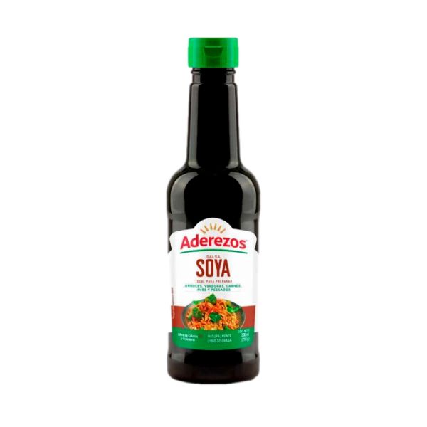 SALSA DE SOYA ADEREZOS 210 GPET