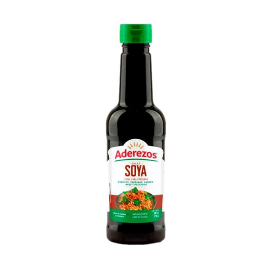 SALSA DE SOYA ADEREZOS 210 GPET