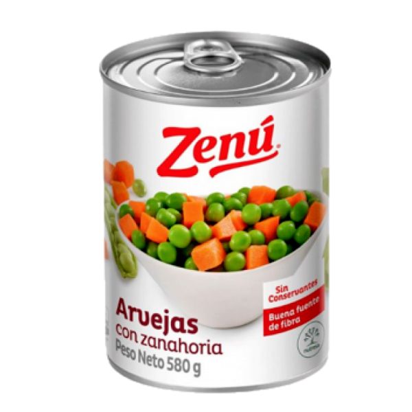 EL TRECE ARVEJA CON ZANAHORIA 580 GR