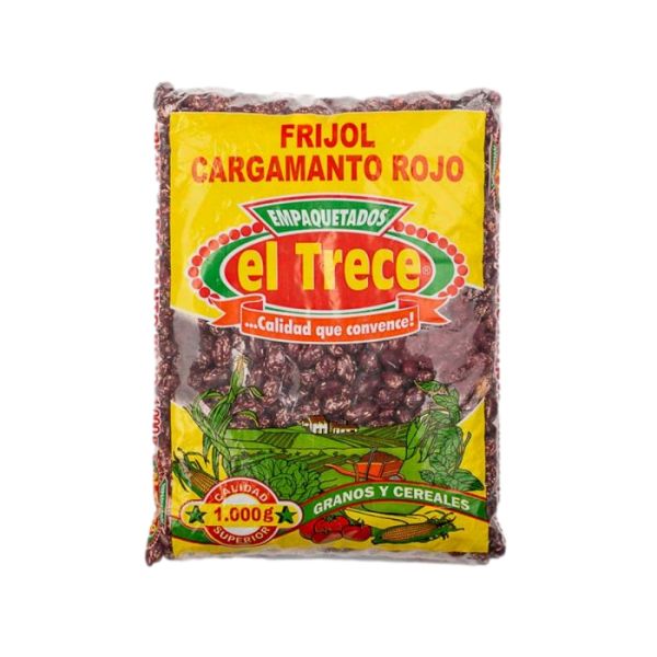 EL TRECE FRIJOL CARG. ROJO 1000 GR