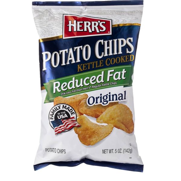 HERR'S RED FAT KETTLE COOKED CHIP 5OZ