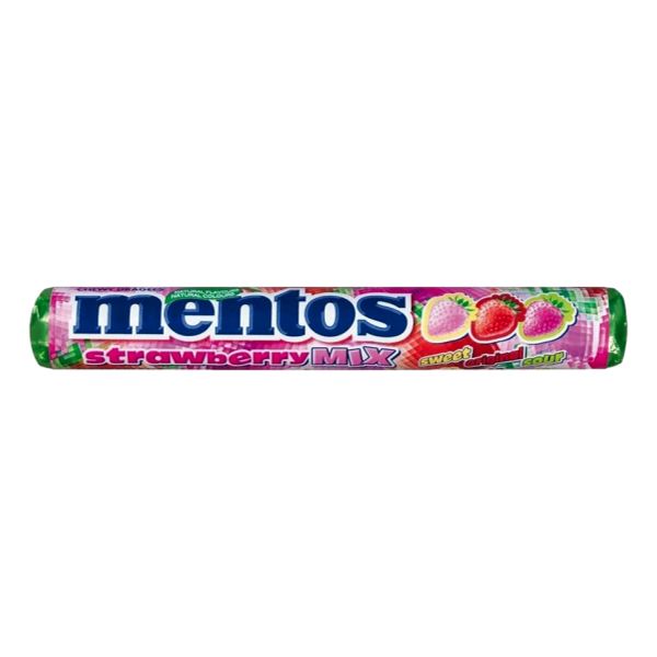 MENTOS STRAWBERRY ROLL