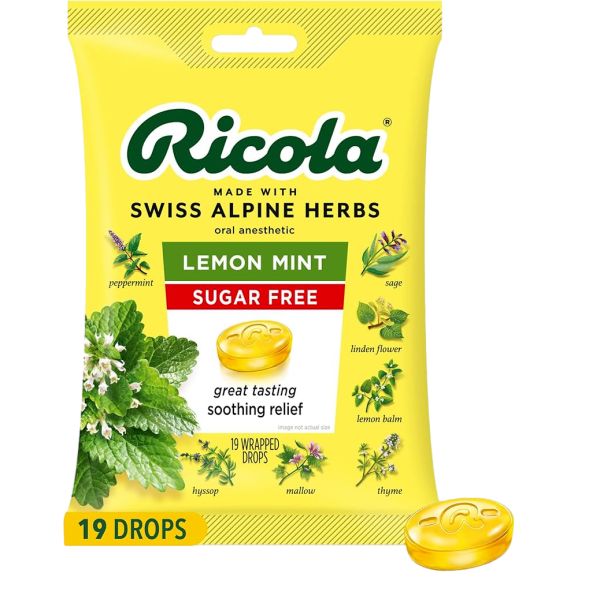 RICOLA SWISS HERB SUGAR FREE  19 DROPS