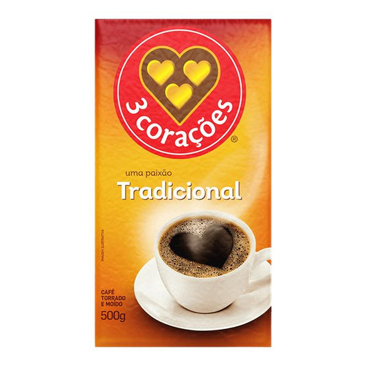 3 CORACOES CAFE TRADICIONAL 500 GR