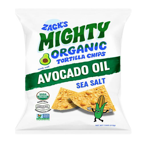 ZACK'S MIGHTY ORGANIC AVOCADO OIL SEA SALT 7.5 OZ
