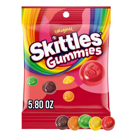 SKITTLES GUMMIES ORIGINAL 5.8 OZ