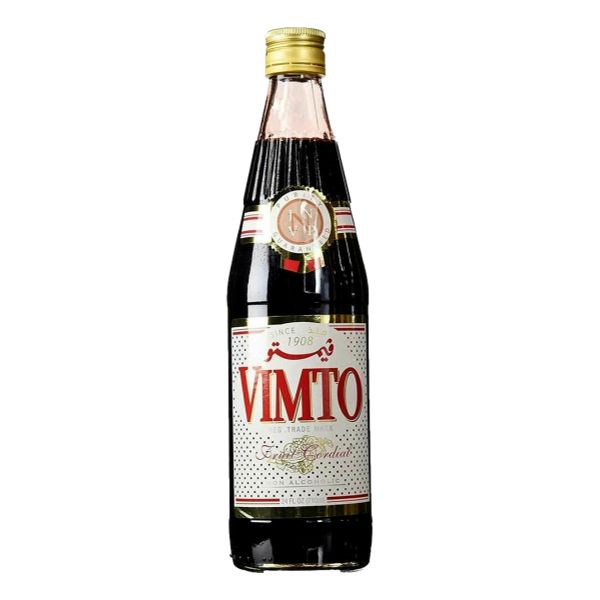 SAUDI VIMTO SYRUP 24FL. OZ (709ML) BOTTLE, GLASS